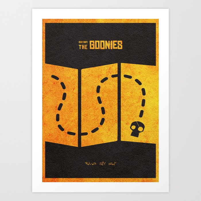 Fonkelnieuw The Goonies Alternative Minimalist Movie Poster Art Print by RU-98