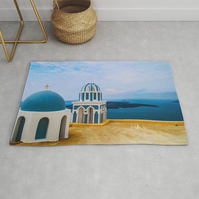 Church with a view Rug