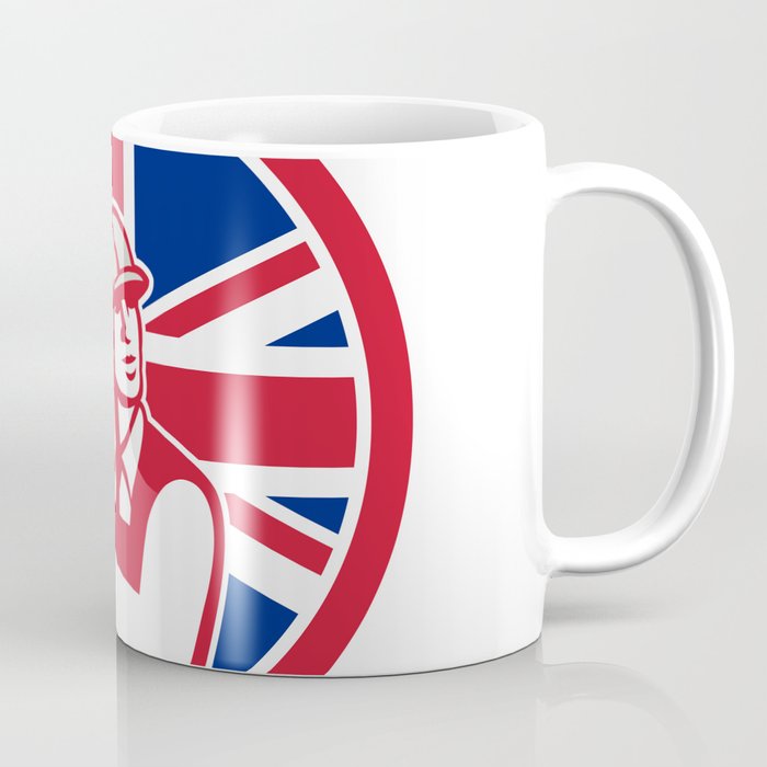 British Engineer Union Jack Flag Icon Coffee Mug
