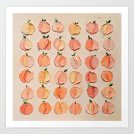 Peachy Keen Art Print