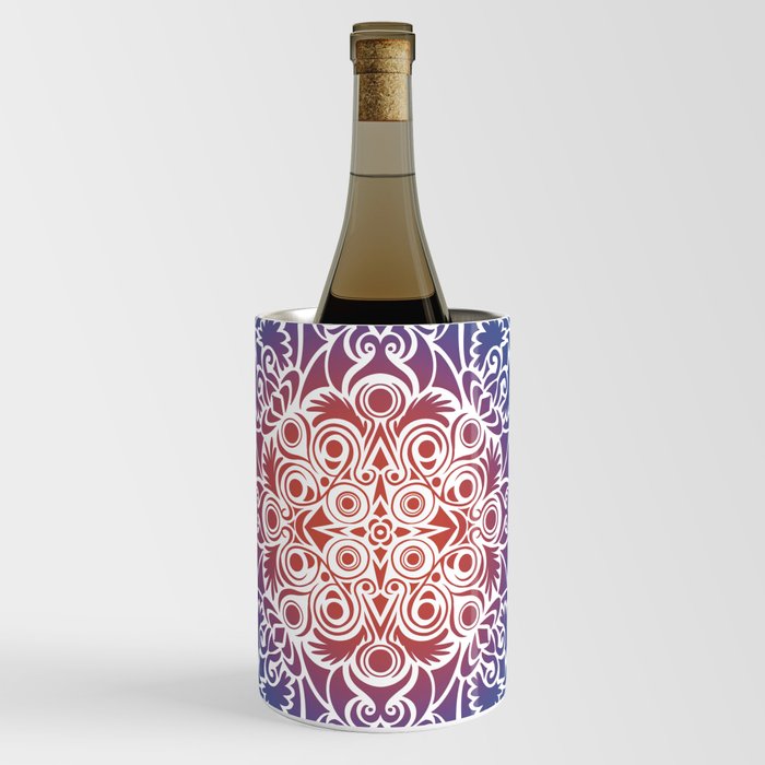Mandala pattern #33 Wine Chiller