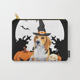 Happy Halloween Little Witch Beagle Carry-All Pouch