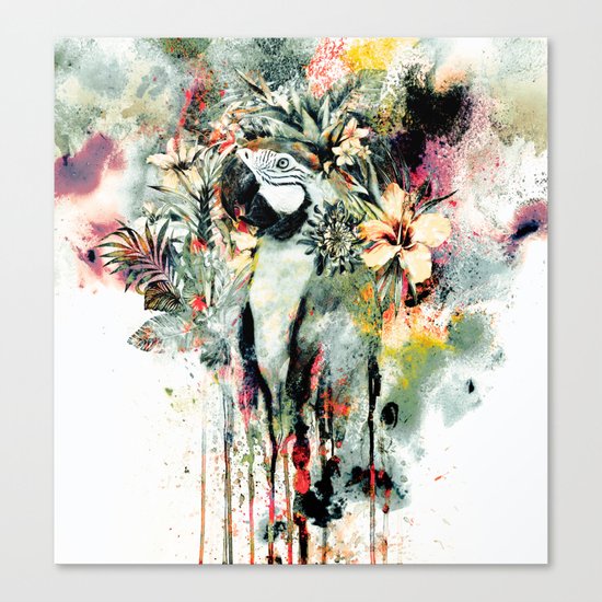 Interpretation of a dream - Parrot Canvas Print