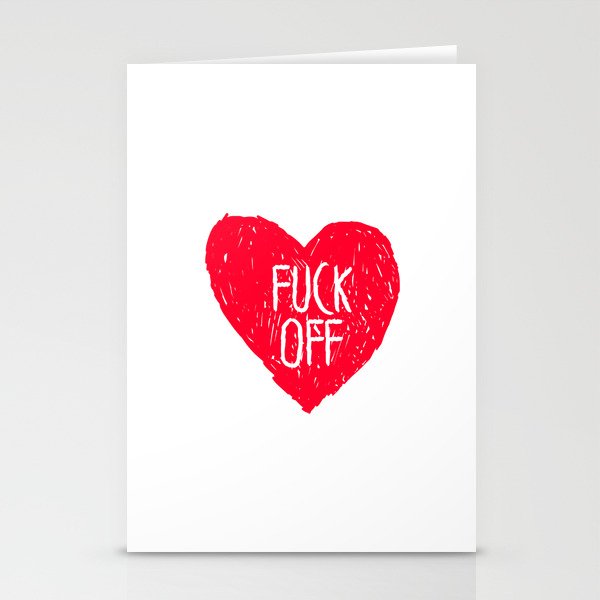 Fuck Off Stationery Cards