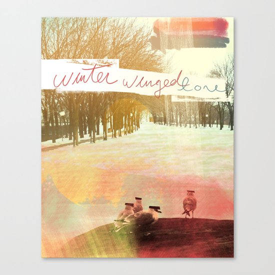 Without Care Like Birds Canvas Print
