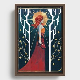 Daughter of the Night Framed Canvas