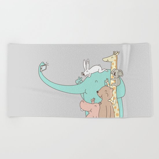 Wefie Beach Towel