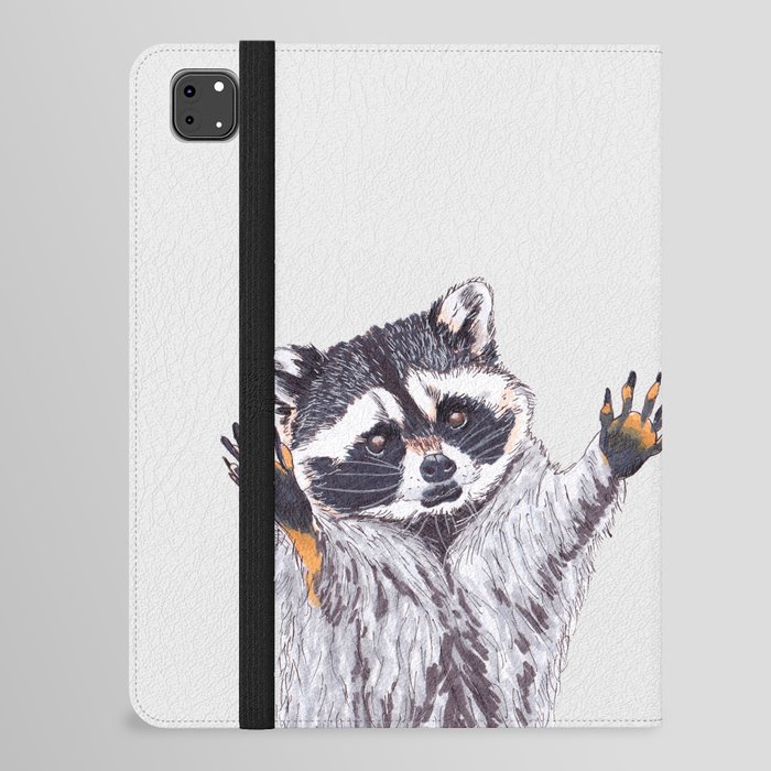 Playful Raccoon Ink & Marker Edition 2 iPad Folio Case