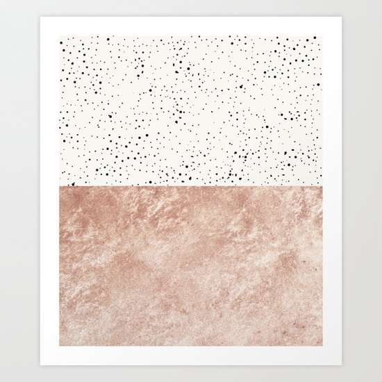 Mischievous Polka #society6 Art Print