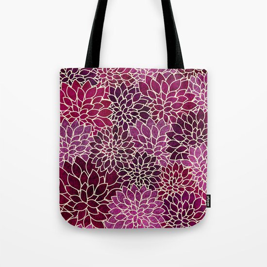 Floral Abstract 12 Tote Bag