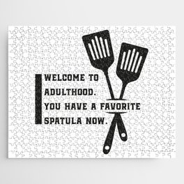 Funny Adulthood Quote Jigsaw Puzzle