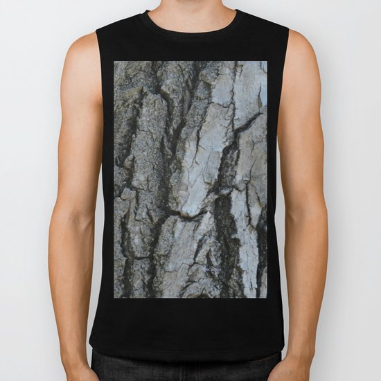 TEXTURES -- Fremont Cottonwood Bark Biker Tank