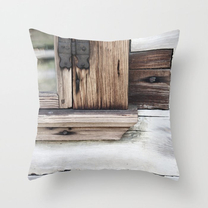 Gray Brown Window Frame Throw Pillow By Kubica Society6 Blue, gray and brown matching throw pillow covers. society6