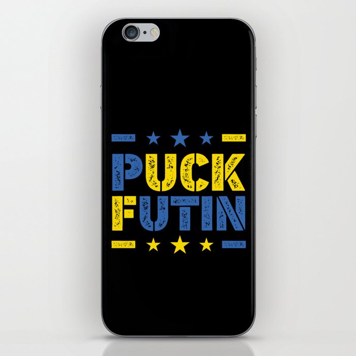 Puck Futin Fuck Putin Ukrainian War iPhone Skin