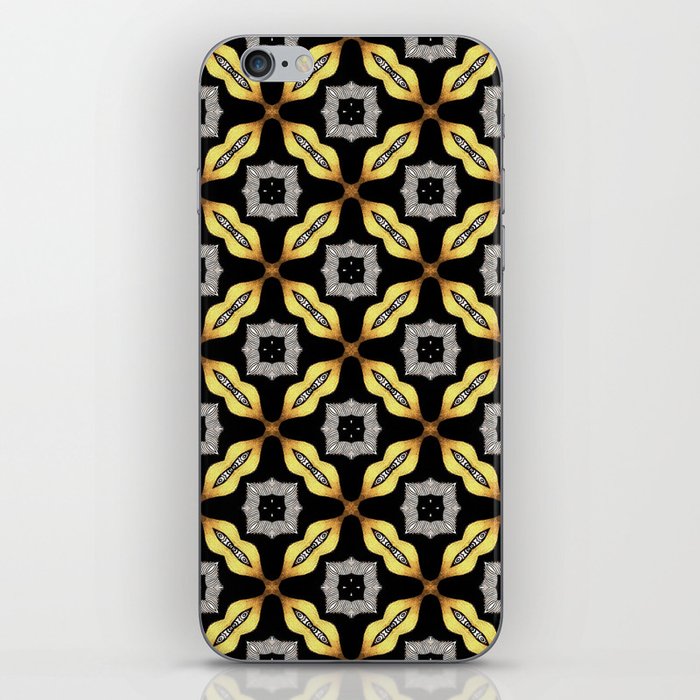 Black and Gold iPhone Skin