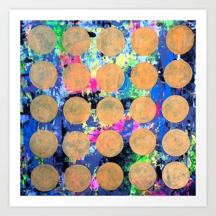 Bubble Wrap Abstract Pop Painting By Robert Erod Huge Colorful Art