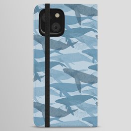 Whales iPhone Wallet Case