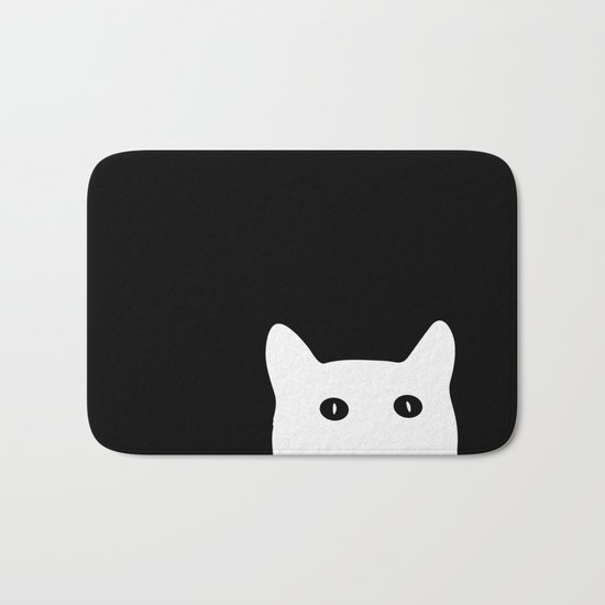 Sneaky Cat Bath Mat