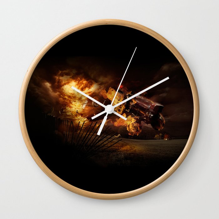 Firestorm Wall Clock