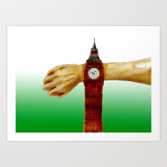London Time Art Print