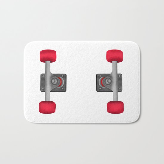 Skateboard Trucks Bath Mat