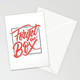Forget the Box Stationery Cards