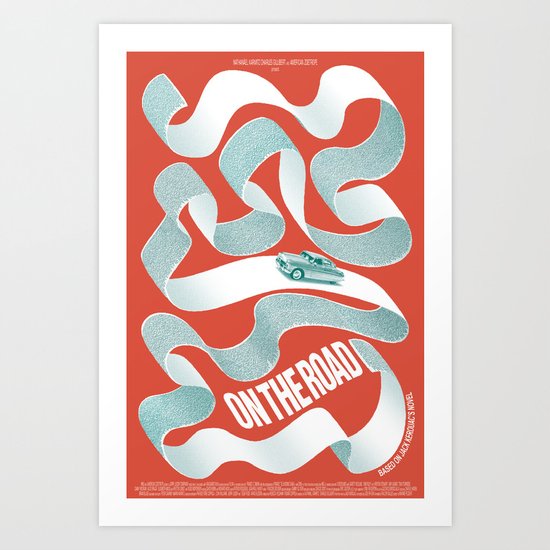ON THE ROAD Art Print