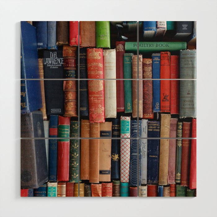 Book Store Wood Wall Art