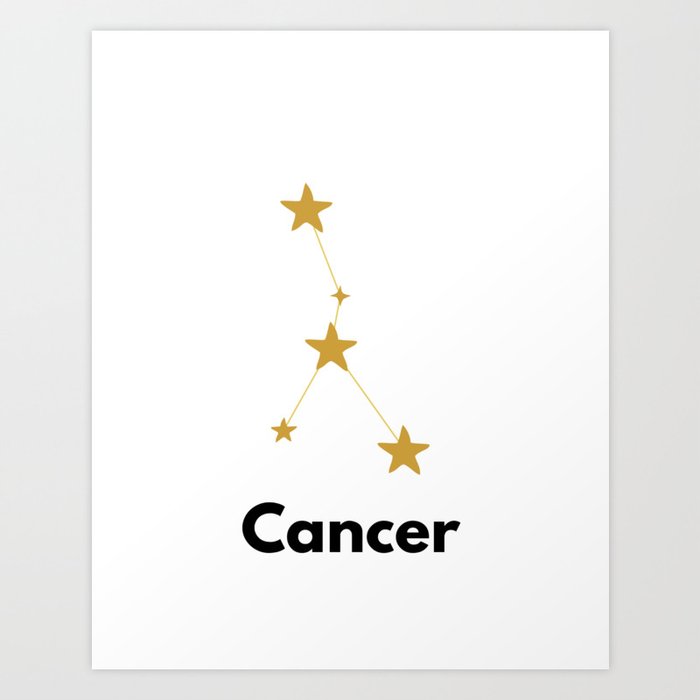 Cancer, Cancer Zodiac Art Print