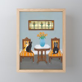 The Cats Eastlake Room Framed Mini Art Print