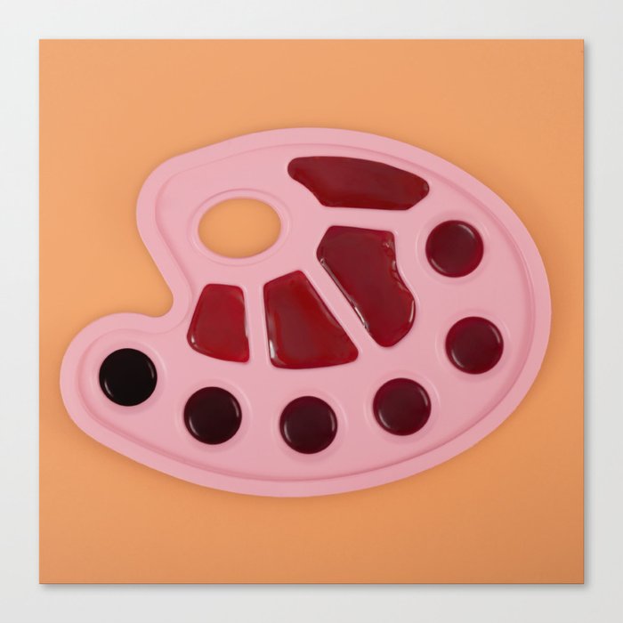 Blood palette Canvas Print by Pepino de Mar Society6