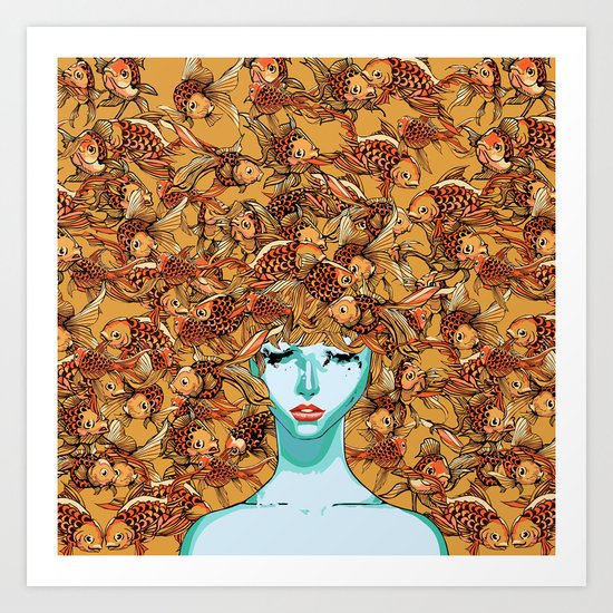 Head up, love Art Print