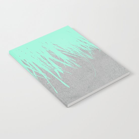Fringe Concrete Mint Notebook