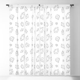 Grey Gems Pattern Blackout Curtain