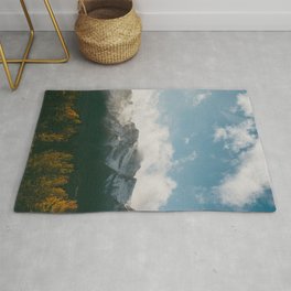 Golden Hour over Canmore | Alberta, Canada | Landscape Photography Rug