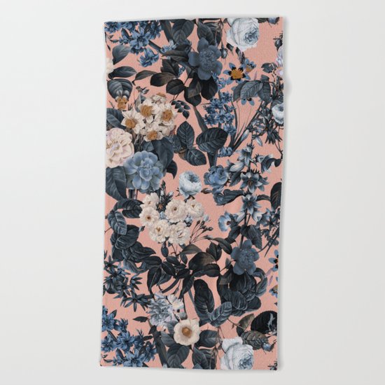 Summer Botanical Garden II Beach Towel