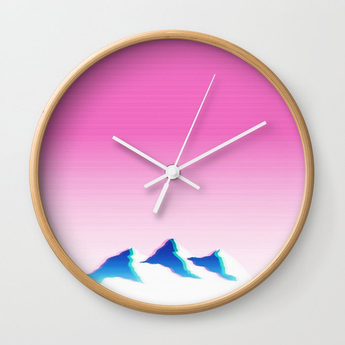 Mountain Aesthetic 1 Wall Clock