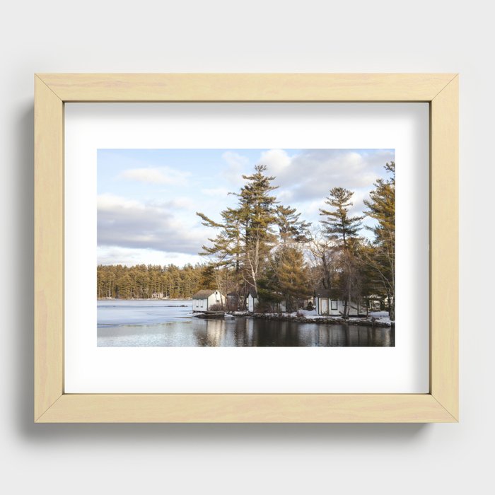 Castle Island, Maine Recessed Framed Print