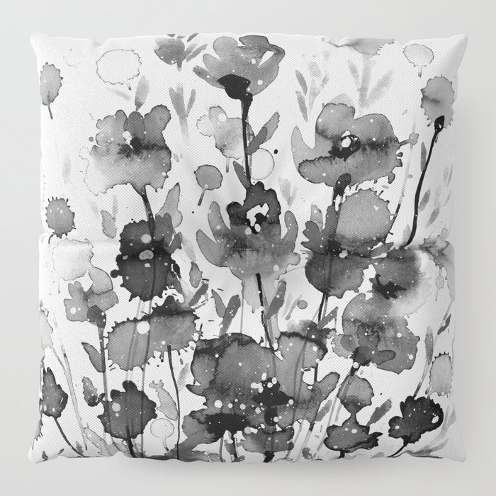 Big Flower Throw Pillow by Kathy Morton Stanion