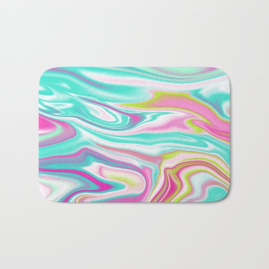 Iridescent Marble 17 Bath Mat