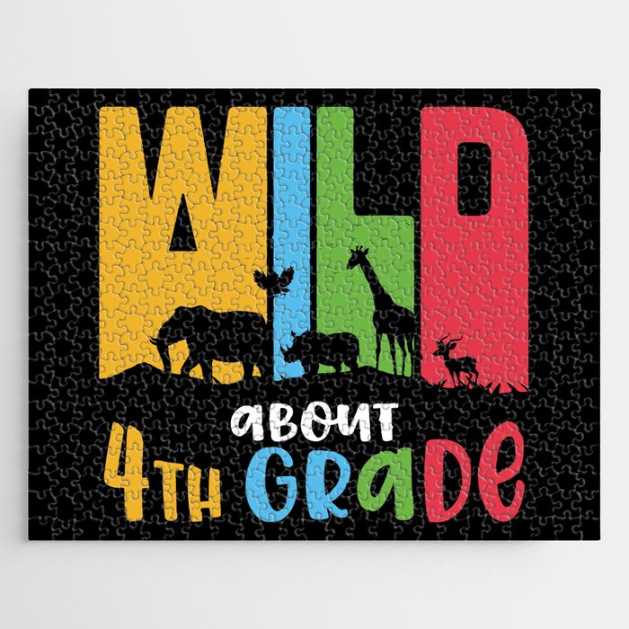 Wild About 4th Grade Jigsaw Puzzle