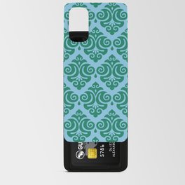 Victorian Gothic Pattern 529 Blue and Green Android Card Case