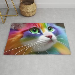 Rainbow Cat Rug