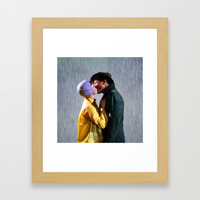 Singin' in the Rain - Slate Framed Art Print