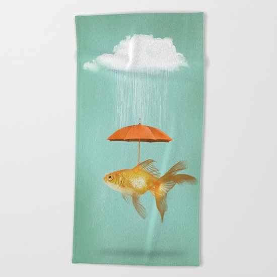 Fish Cover II Beach Towel