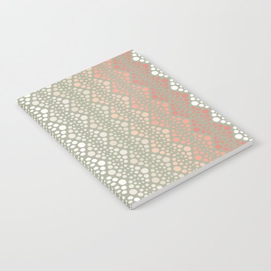 Retro Dotted Pattern 06 Notebook