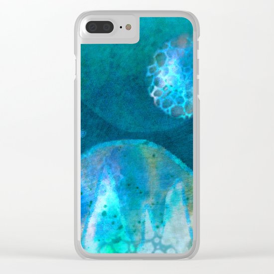 Dusky Moon Clear iPhone Case