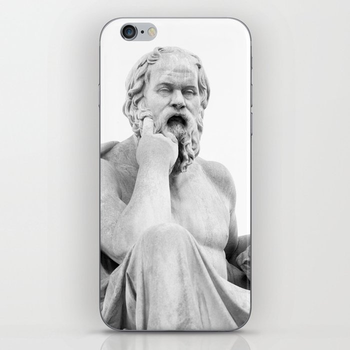 Socrates Marble Statue #3 #wall #art #society6 iPhone Skin