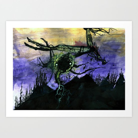 Deconstruction and Growth Art Print