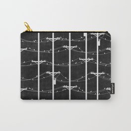 Telephone Poles - NIGHT Carry-All Pouch